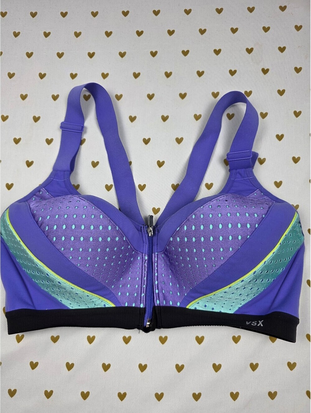 Victorias Secret Front Close Super Supportive 36B Sports Bra Tank Top